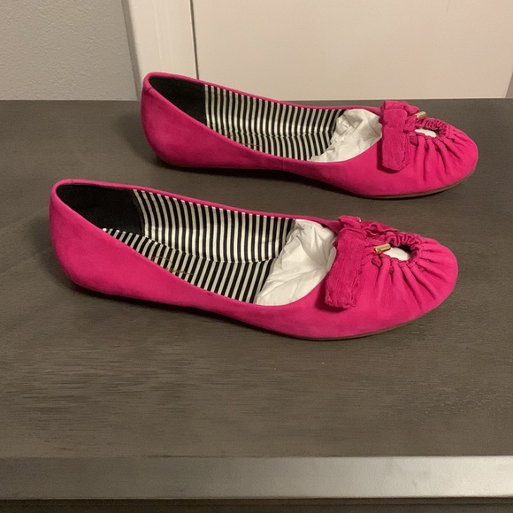 Jessica Simpson JS Matine Deep Pink Flats - Picture 3 of 4